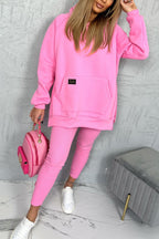 Women's Hooded Slit Casual Suit