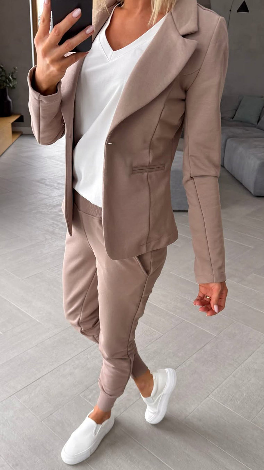 Women's Lapel Casual Suit